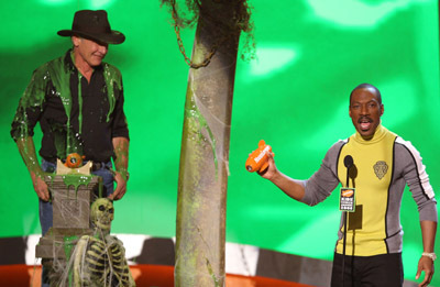Harrison Ford and Eddie Murphy at event of Nickelodeon Kids' Choice Awards 2008 (2008)