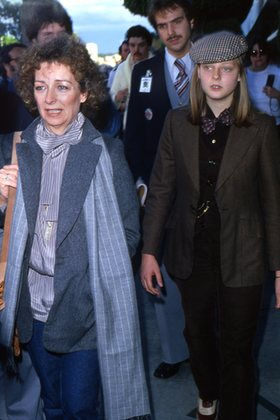 Jodie Foster and Mother April 1978