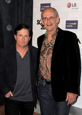 Michael J. Fox and Christopher Lloyd