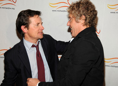 Michael J. Fox and Roger Daltrey