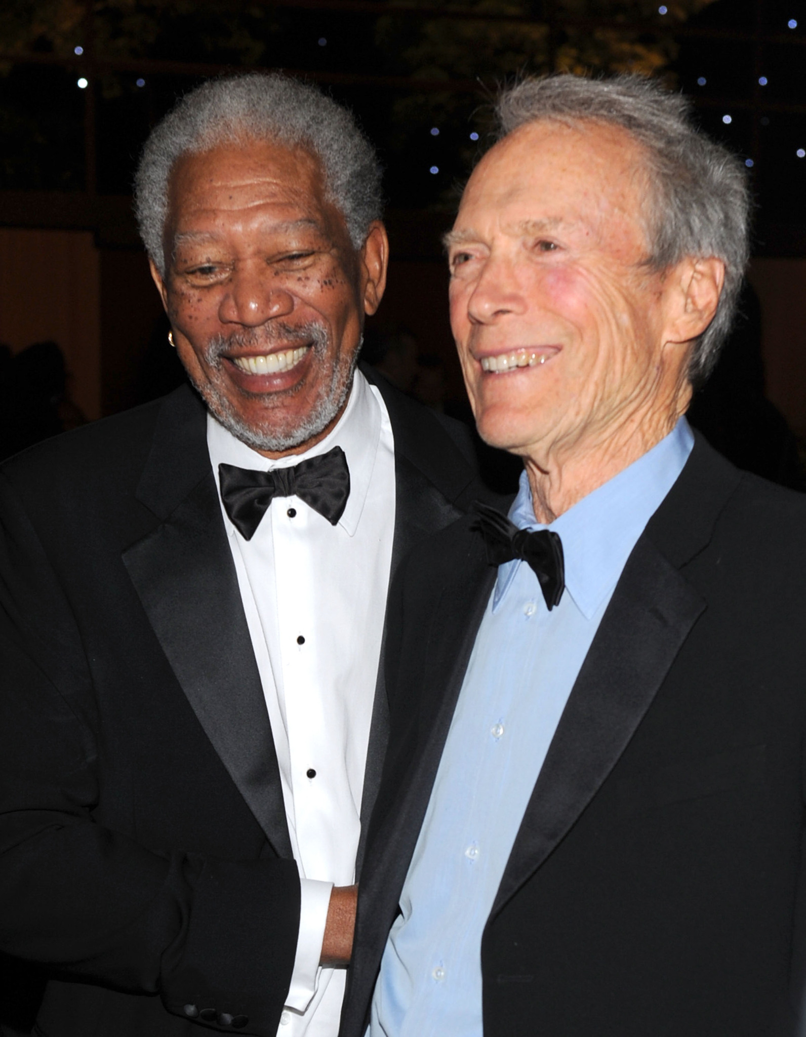 Clint Eastwood and Morgan Freeman