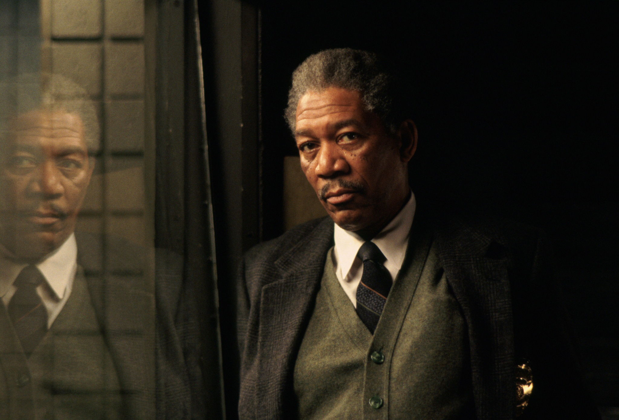 Still of Morgan Freeman in Se7en (1995)
