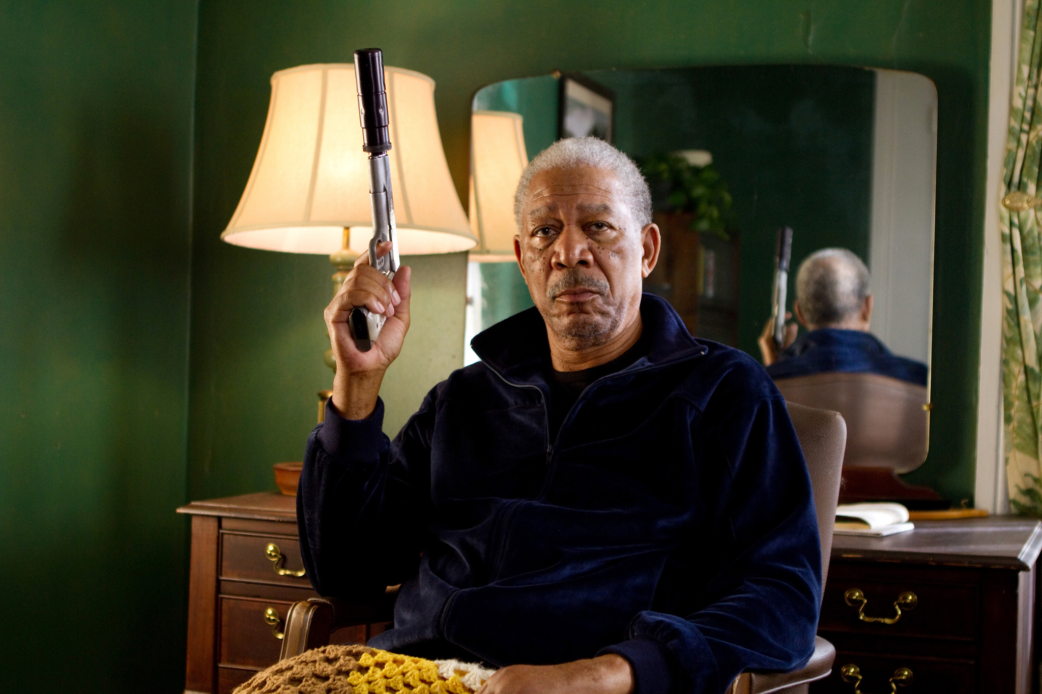 Still of Morgan Freeman in Rizikinga erzinti diedukus (2010)