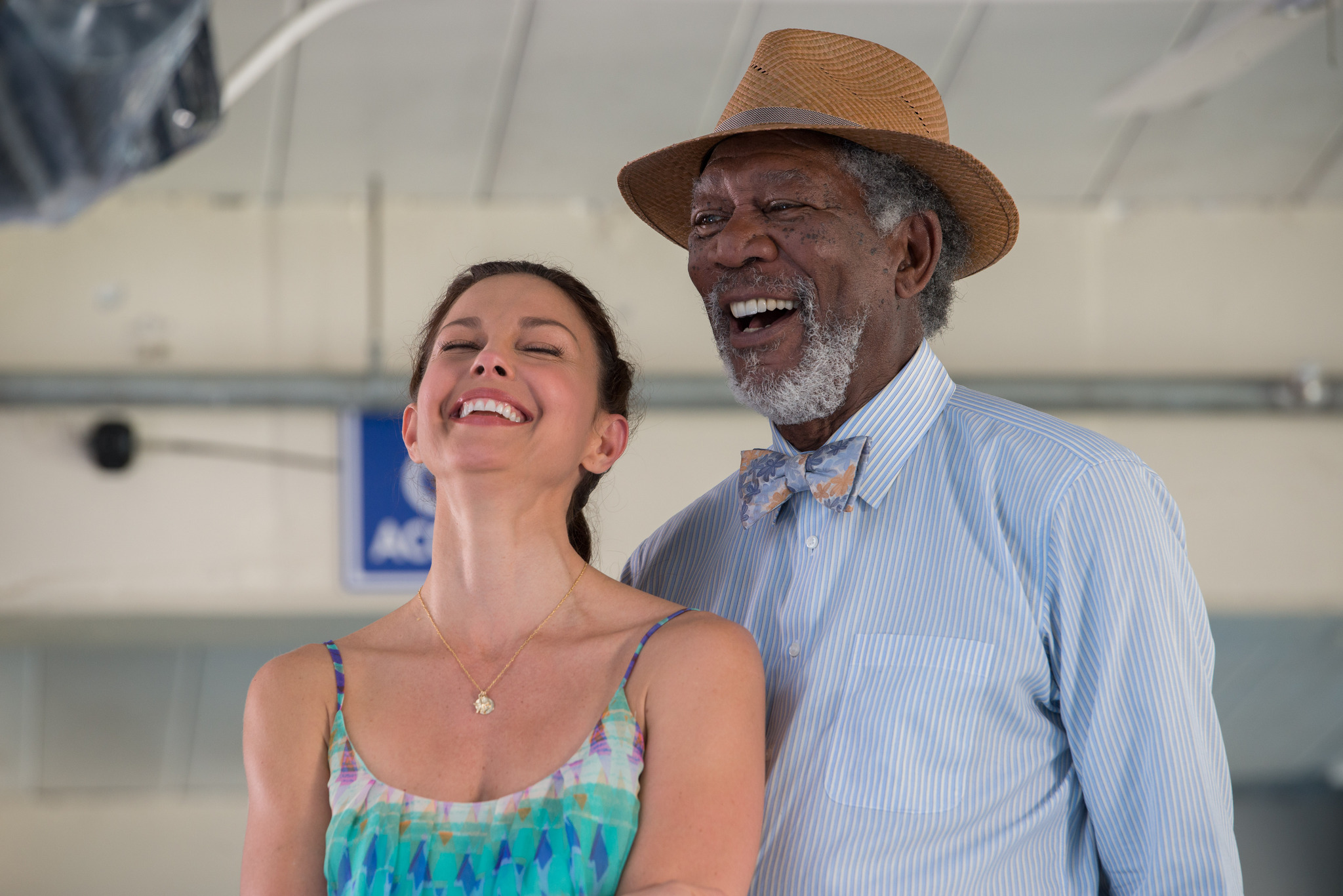 Still of Morgan Freeman and Ashley Judd in Dolphin Tale 2 (2014)