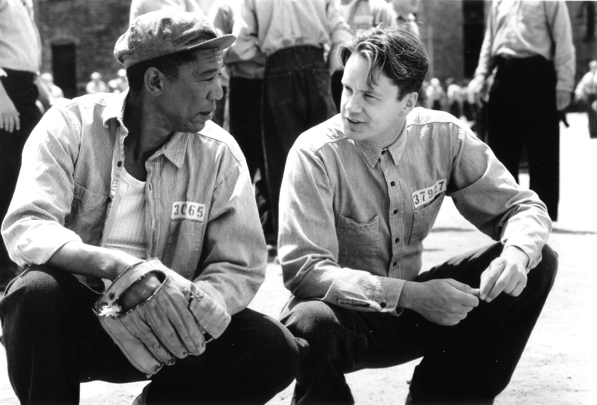 Morgan Freeman and Tim Robbins in Pabegimas is Sousenko (1994)