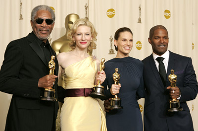 Morgan Freeman, Cate Blanchett, Jamie Foxx and Hilary Swank