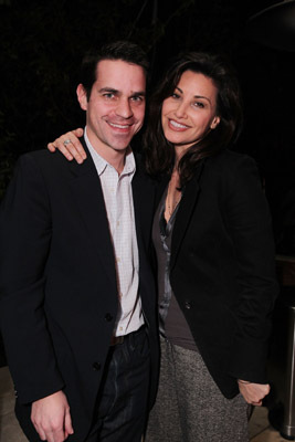 Gina Gershon and Dave Karger