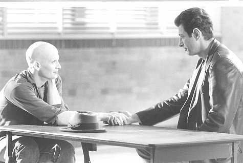 Still of Jeff Goldblum and Sean Patrick Flanery in Powder (1995)