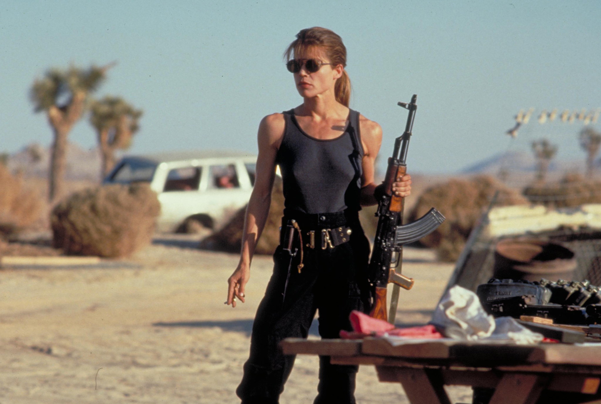 Still of Linda Hamilton in Terminatorius 2: paskutinio teismo diena (1991)