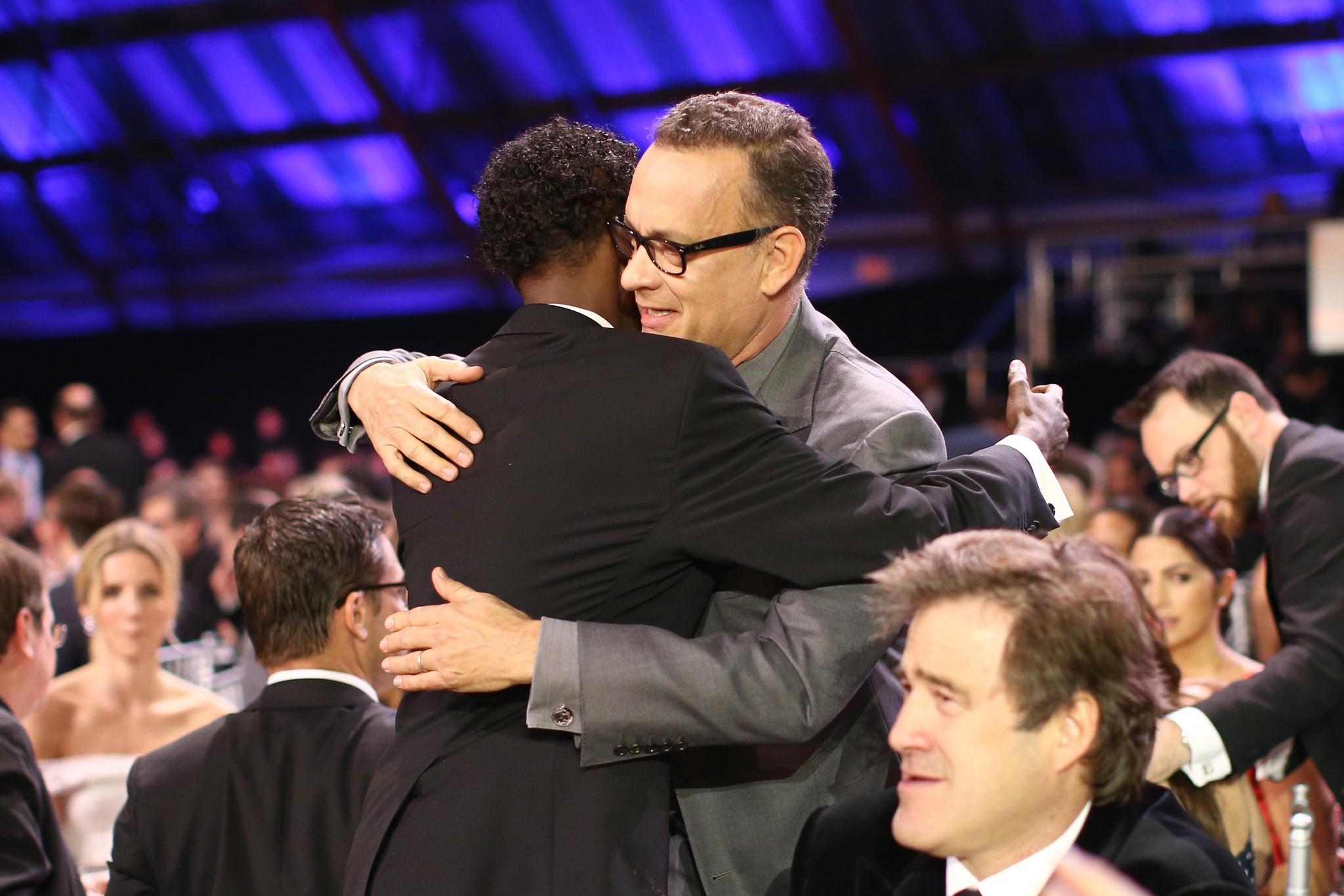Tom Hanks and Barkhad Abdi