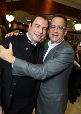 Tom Hanks and John Travolta at event of Seni vilkai (2009)
