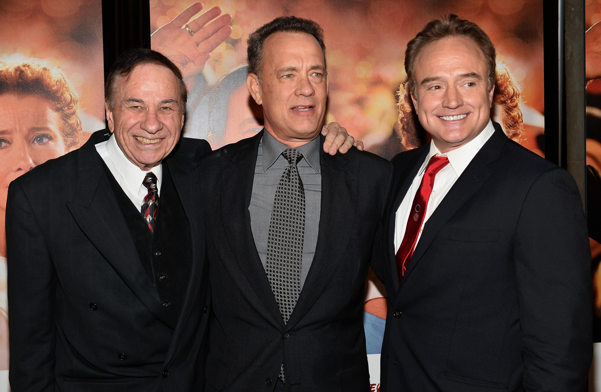 Tom Hanks, Richard Sherman and Bradley Whitford at event of Isgelbeti pona Benksa (2013)