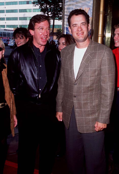 Tom Hanks and Tim Allen at event of Zaislu istorija (1995)