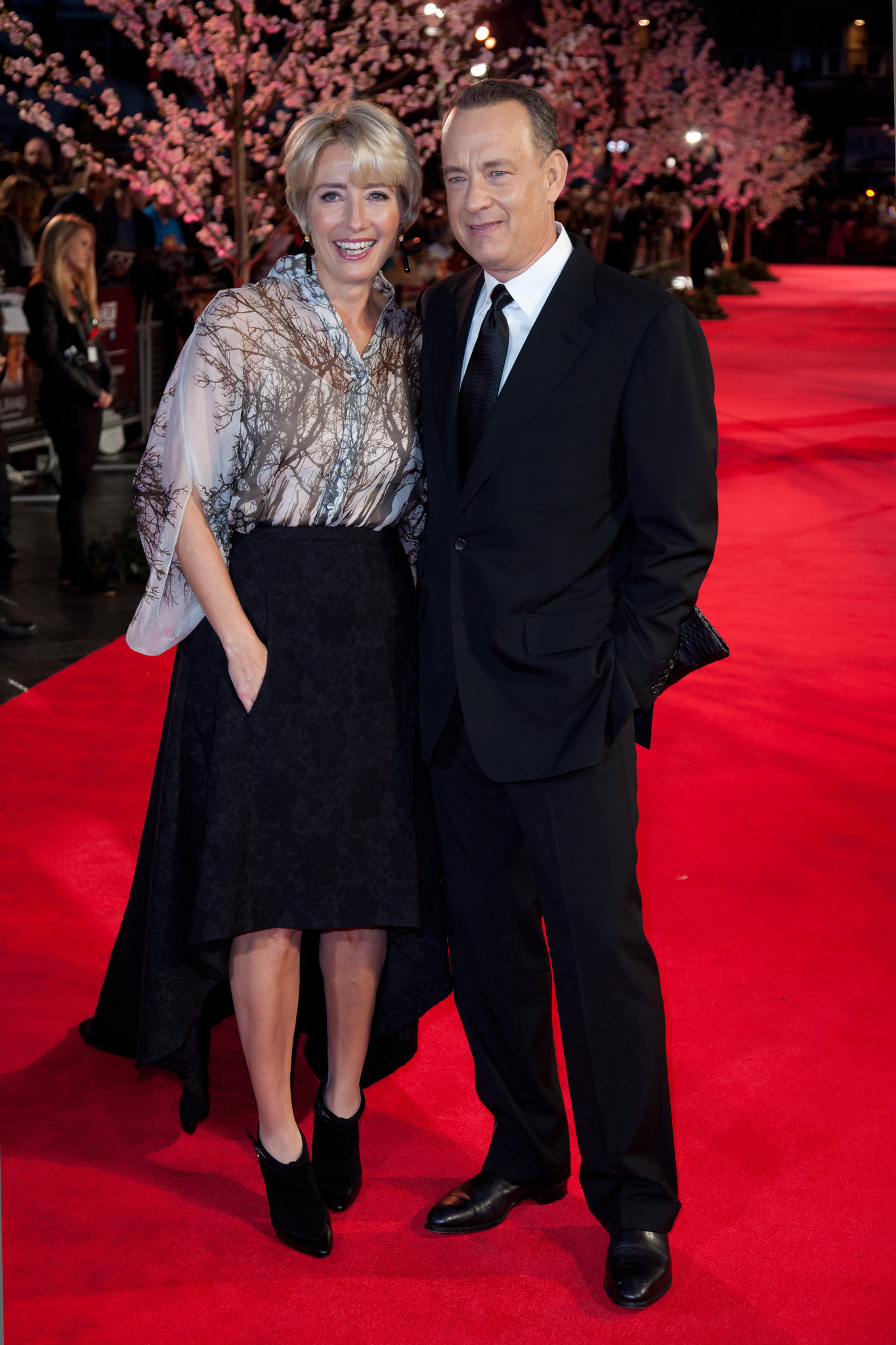 Tom Hanks and Emma Thompson at event of Isgelbeti pona Benksa (2013)
