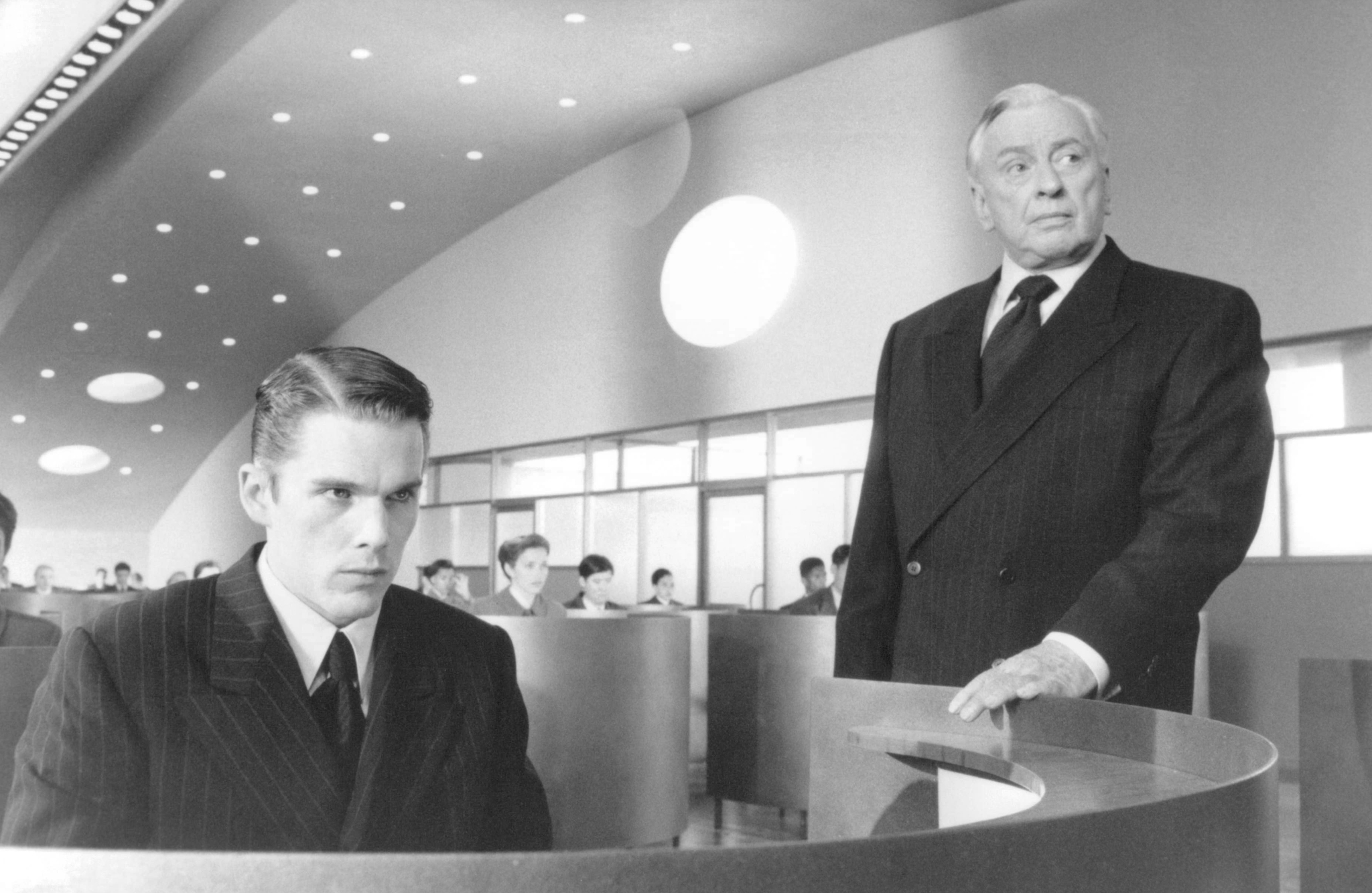 Still of Ethan Hawke and Gore Vidal in Gataka (1997)