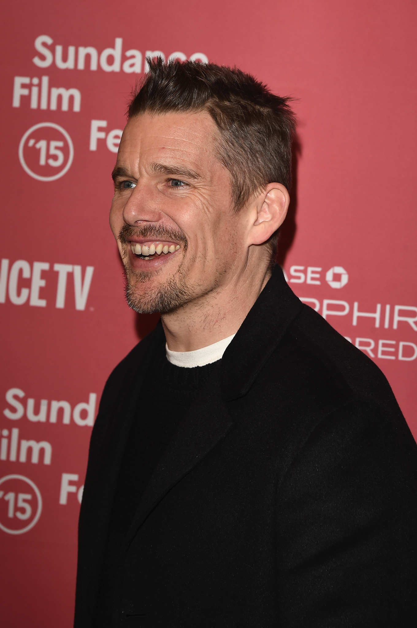 Ethan Hawke at event of Ten Thousand Saints (2015)