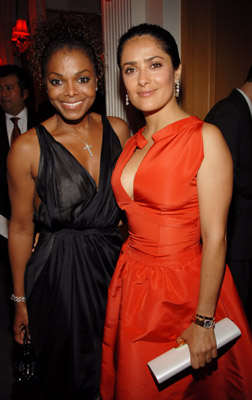 Salma Hayek and Janet Jackson