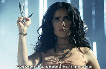 Still of Salma Hayek in Karta Meksikoje (2003)