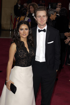 Salma Hayek and Edward Norton