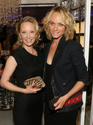 Anne Heche and Amber Valletta