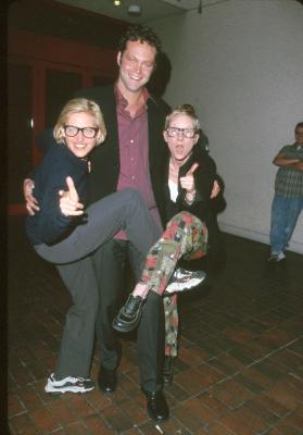 Anne Heche, Vince Vaughn and Ellen DeGeneres at event of Austin Powers: The Spy Who Shagged Me (1999)