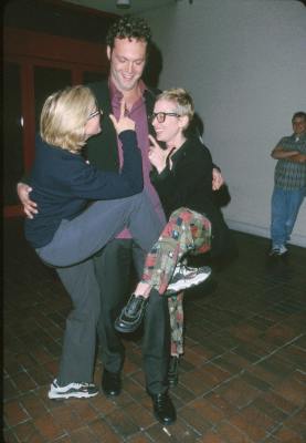 Anne Heche, Vince Vaughn and Ellen DeGeneres at event of Austin Powers: The Spy Who Shagged Me (1999)