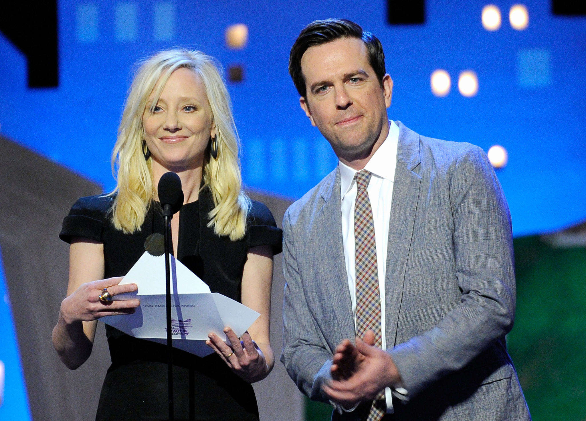 Anne Heche and Ed Helms