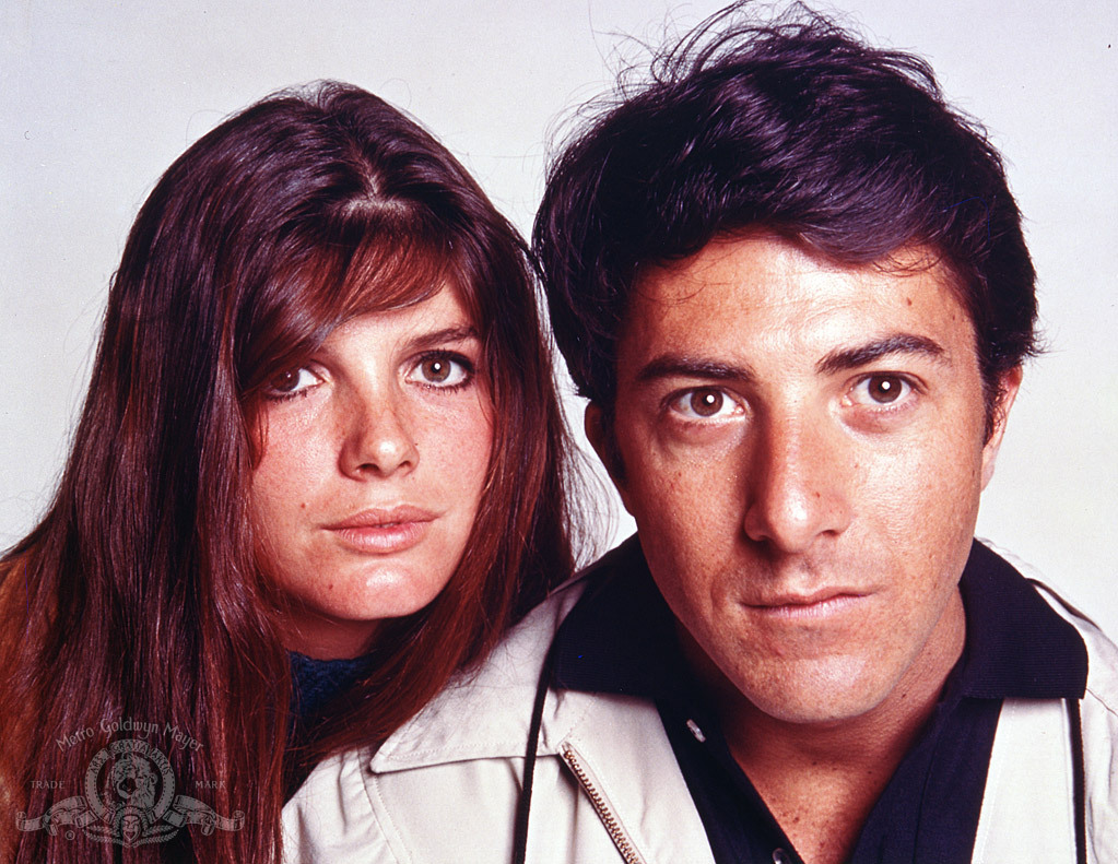 Still of Dustin Hoffman and Katharine Ross in The Graduate (1967)