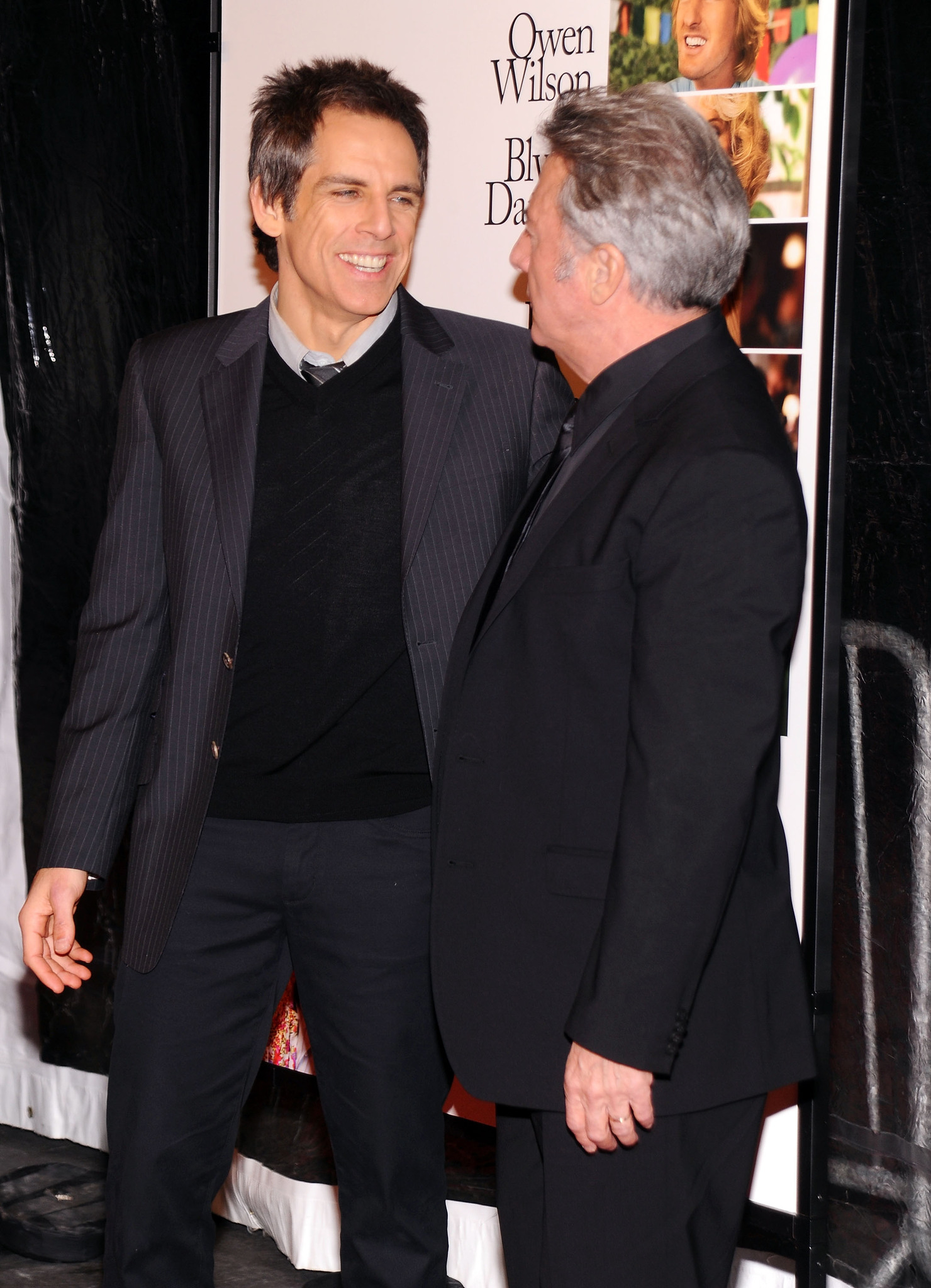 Dustin Hoffman and Ben Stiller at event of Paskutinis tevu isbandymas. Mazieji Fakeriai (2010)