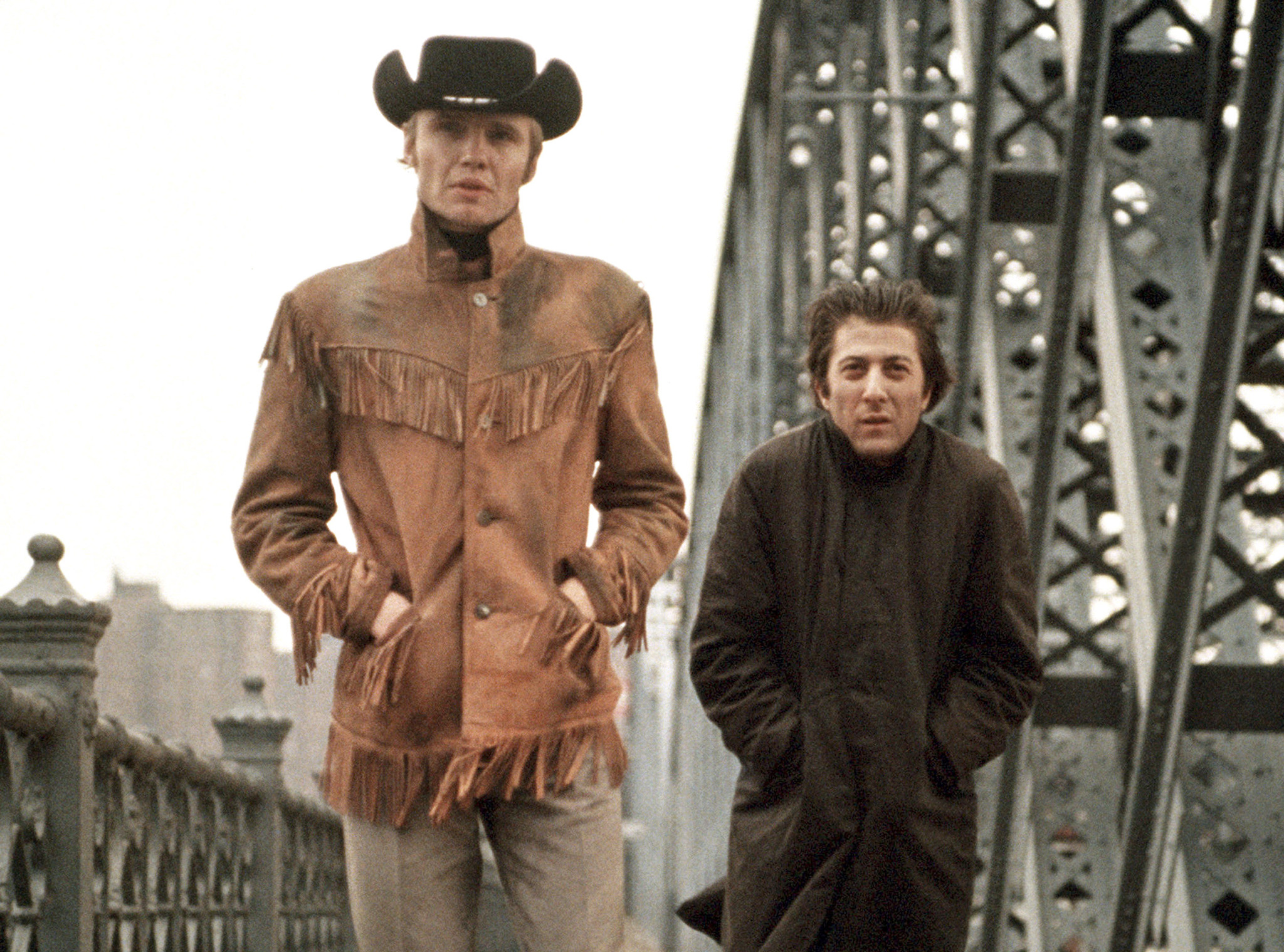 Still of Dustin Hoffman and Jon Voight in Midnight Cowboy (1969)