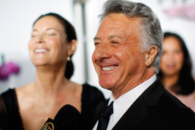 Dustin Hoffman and Lisa Hoffman