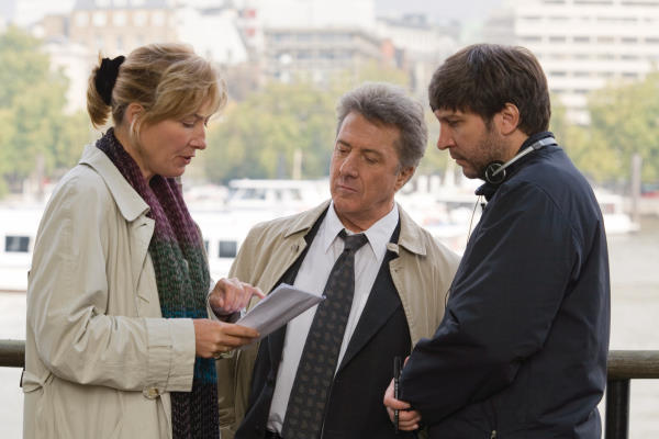 Still of Dustin Hoffman, Emma Thompson and Joel Hopkins in Last Chance Harvey (2008)