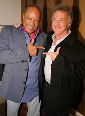 Dustin Hoffman and Quincy Jones