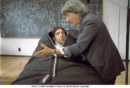 Still of Dustin Hoffman and Jason Schwartzman in I Heart Huckabees (2004)