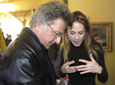 Dustin Hoffman and Holly Hunter