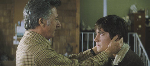 Still of Dustin Hoffman and Jake Gyllenhaal in Moonlight Mile (2002)