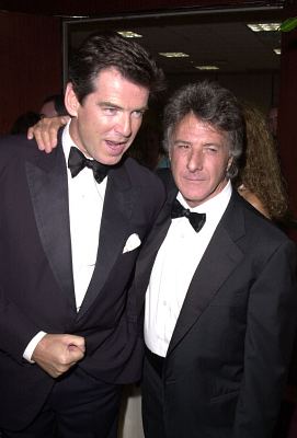 Pierce Brosnan and Dustin Hoffman