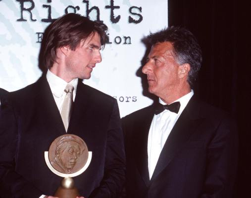 Tom Cruise and Dustin Hoffman