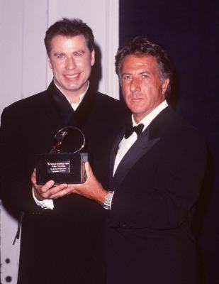 Dustin Hoffman and John Travolta