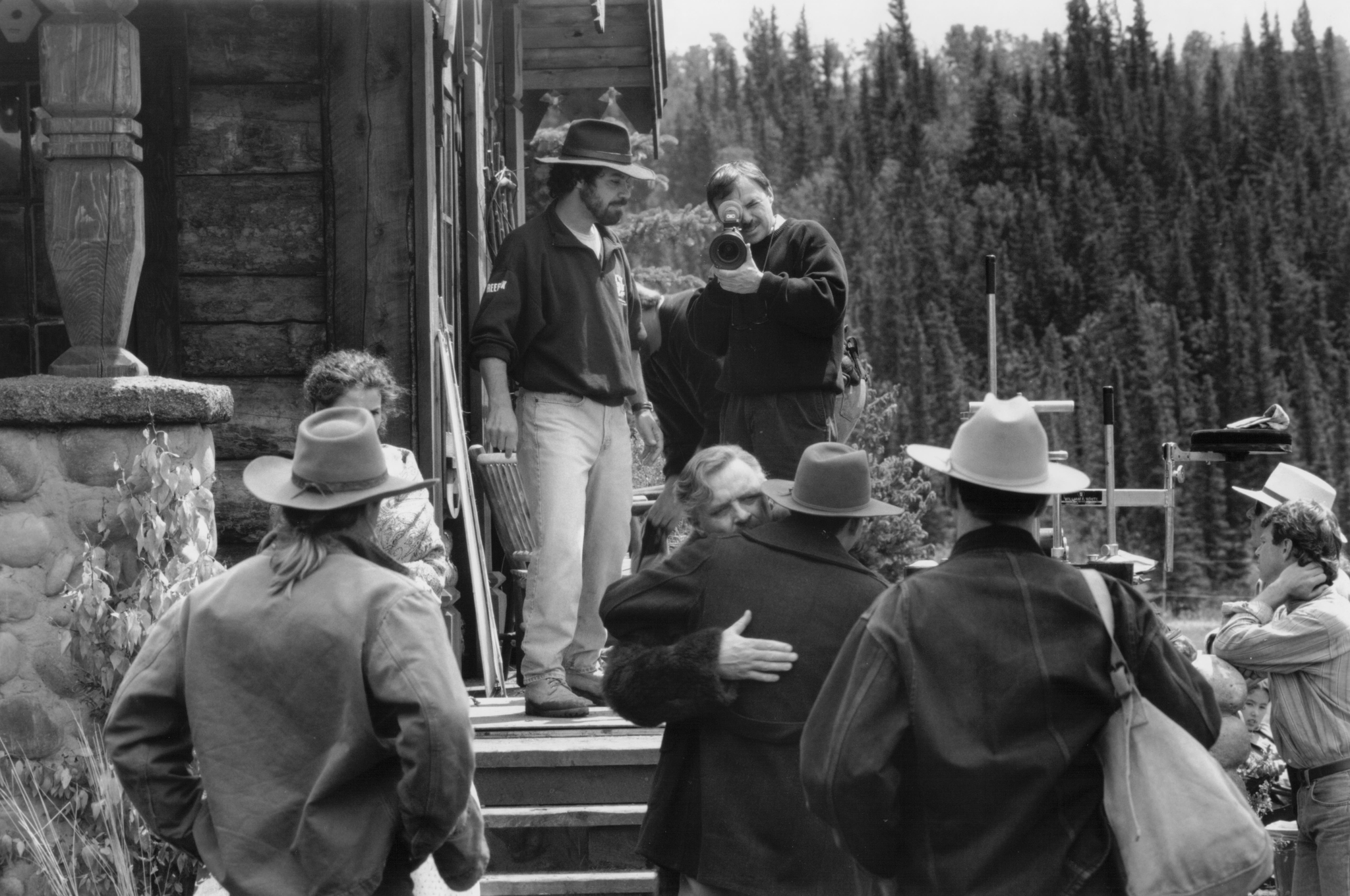 Still of Anthony Hopkins and Edward Zwick in Legends of the Fall (1994)