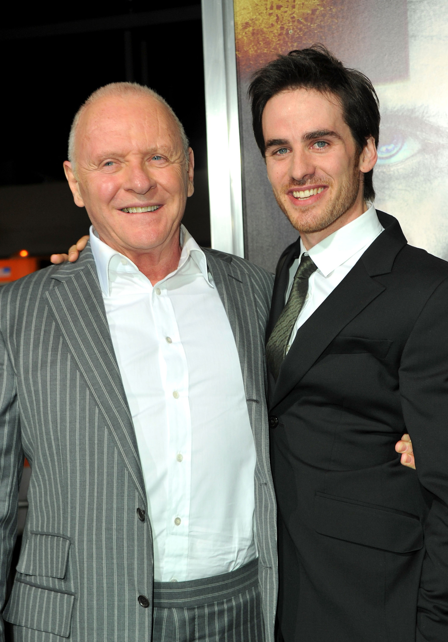 Anthony Hopkins and Colin O'Donoghue at event of Egzorcizmas (2011)