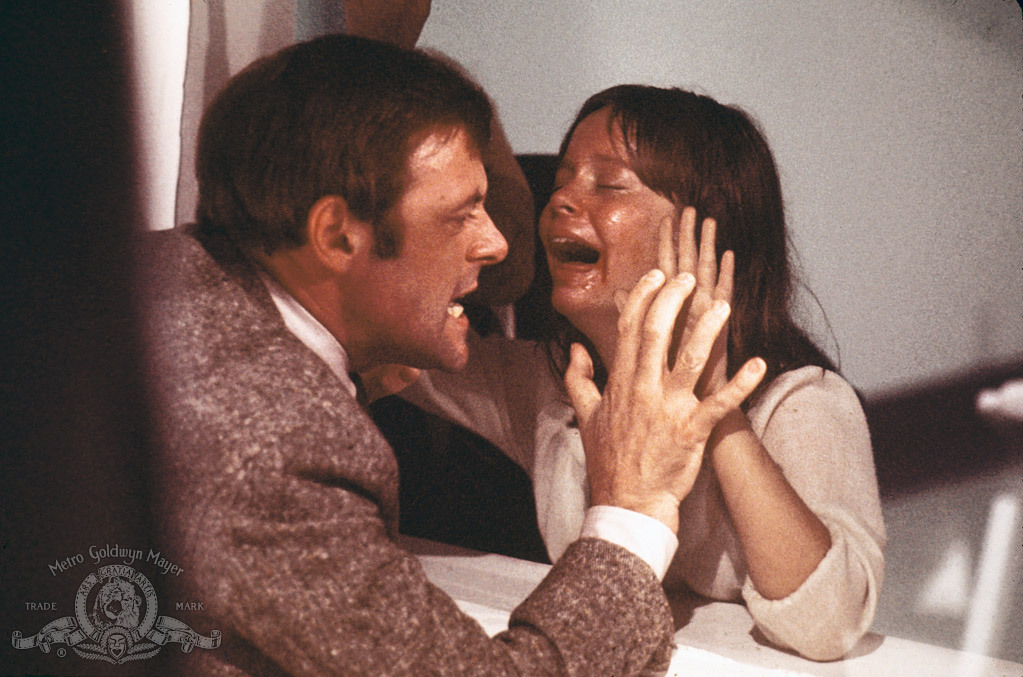 Still of Anthony Hopkins and Susan Swift in Audrey Rose (1977)