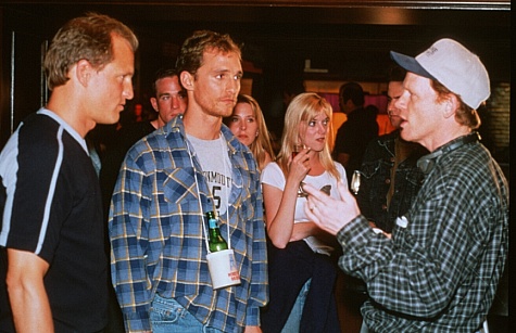 Ron Howard, Matthew McConaughey and Woody Harrelson in Edo televizija (1999)