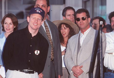 Mel Gibson and Ron Howard