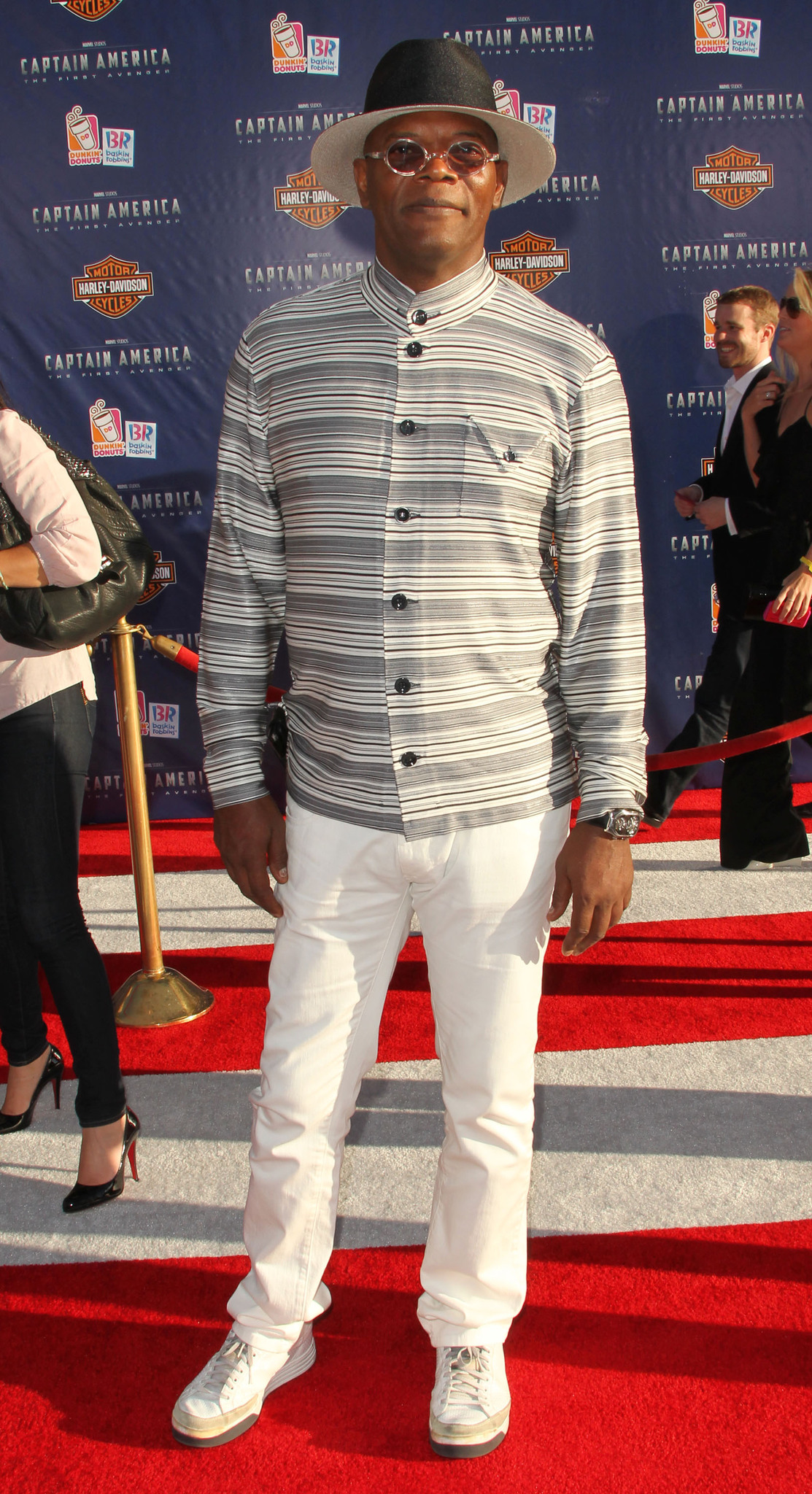 Samuel L. Jackson at event of Kapitonas Amerika: pirmasis kersytojas (2011)