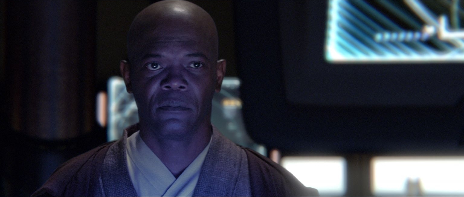 Still of Samuel L. Jackson in Zvaigzdziu karai. Situ kerstas (2005)