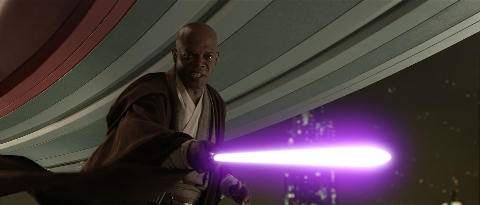 Still of Samuel L. Jackson in Zvaigzdziu karai. Situ kerstas (2005)