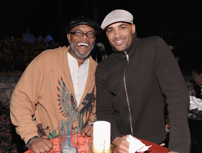 Samuel L. Jackson and Boris Kodjoe