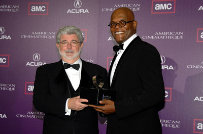 Samuel L. Jackson and George Lucas