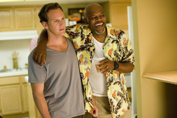 Still of Samuel L. Jackson and Patrick Wilson in Lakeview Terrace (2008)